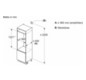 Kühlschrank EB E 172/15l N1225mm integr Dekor mit Zubehör möglich fest 147kwh ws