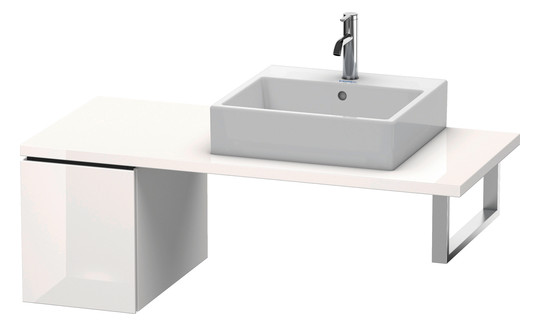 Duravit Unterschrank L-Cube 32 x 54,7 cm, nussbaum gebürstet, für Konsole, 1 Auszug