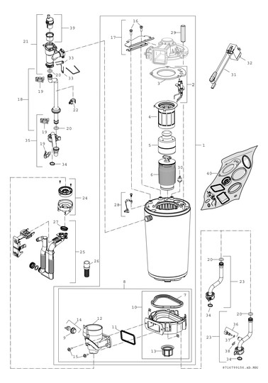 BOSCH Gas-Brennwert-Gerät 5800i WT Condens 90 x 60 x 50,8 cm, wandhängend, weiß