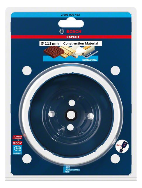 Bild Lochsäge EXPERT 111mm Bosch Carbide Cons truction Material EXPERT Bosch-2