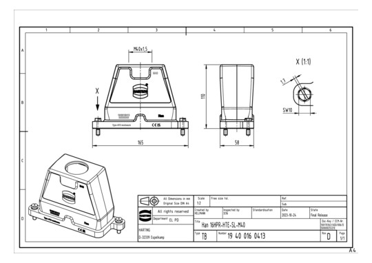 HART Han 16HPR-gg-SV-M40     19400160413 