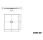 Kaldewei Duschwanne SCONA 968-1 120x120cm, Perl-Effekt, warm grey85