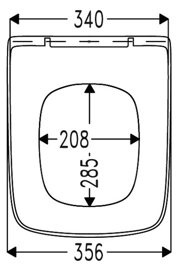 HARO WC-Sitz Daya Slim SoftClose weiß, Scharniere Edelstahl, Klappdübel, nicht verstellbar