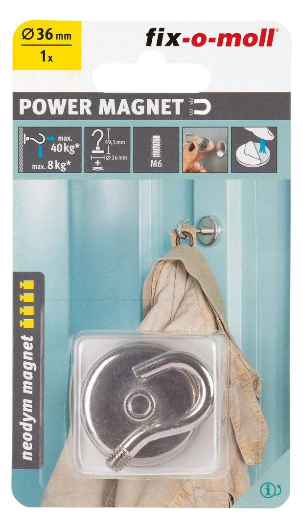 Bild Topfmag Neo.m.Schraub. M6Ø36,H49,5,m.M,s i Inhalt: 1 - suki-1