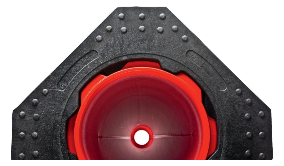 Bild MORION-Reflexkegel-EU 750 Typ A, rot-wei ss reflekt.-2