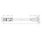 Systemverbindung 3p H05VV-F 1,5qmm ws L8000mm 3x1,5qmm Stecker fr.Ende 16A