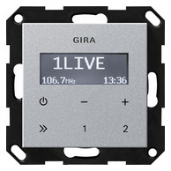 GIRA Einsatz-Radio alu System 55 Basis UP 228426