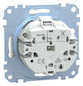 Steckdose 1f polws glz System M UP m.OL m.BS Mit Orientierungslicht IP20