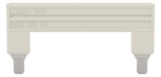 Querverbinder 2p Serie 2010 steckb isol 57A m.Berührungss