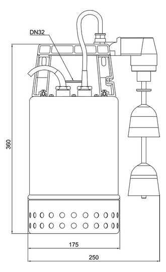 Zehnder-Pumpen Schmutzwasser-Tauchpumpe E-ZW 65 KS, Edelstahl