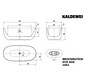 Kaldewei Badewanne Meisterstück Oyo Duo 4033-1051 Perl-Effekt, 173x82cm, Schallschutz, Ablauf, weiß