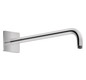 Duravit Brausearm 352mm, gebogen, eckige Rosette, chrom