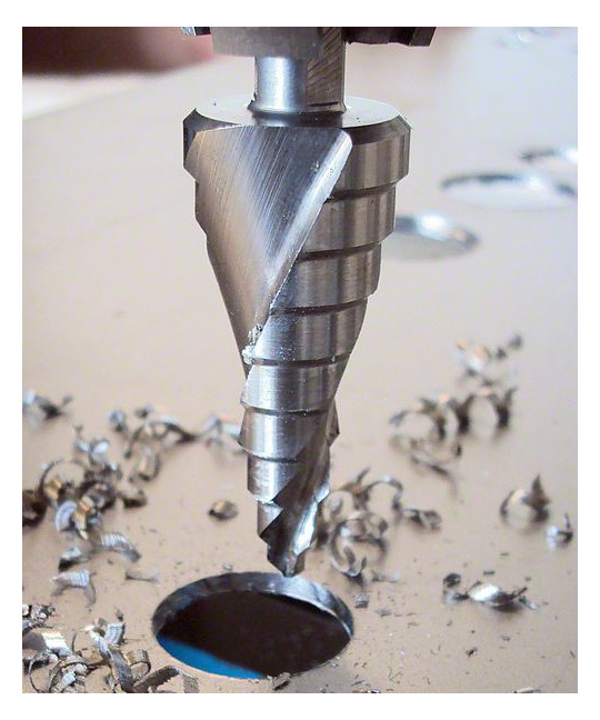 Stufenbohrer 9Stuf Ø4-20mm 2Schn Spiralnut