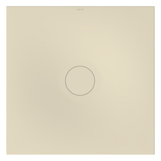 Bette Duschfliese BetteAir 1000 x 1000 mm, jasmin, Rechteck, glasierter Titan-Stahl, mit Minimum-Täger