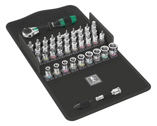 Wera-Steckschlüssel-Garnitur 8100SA All-in - 1/4,...