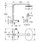 GROHE Duschsystem Rainshower SmartControl Duo 360 mit AP-Thermostat, Wandmontage, moon white