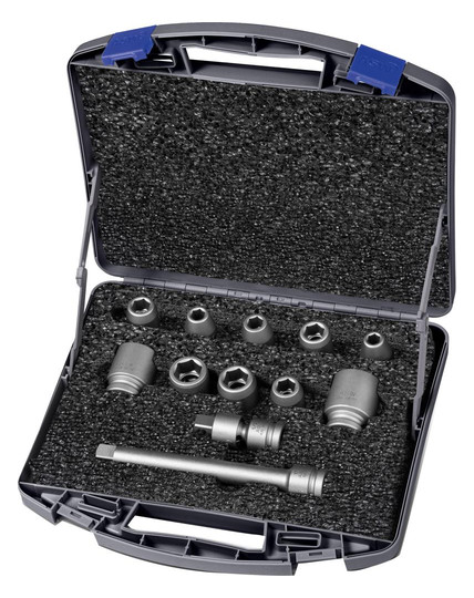 ASW-Kraft-Steckschlüssel-Garnitur 1/2 - 12-teilig