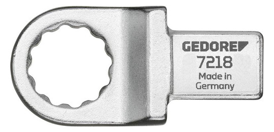 GEDORE-Einsteck-Ringschlüssel 7212 - SW 13, 9x12 mm