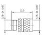 Koax-Kupplung UHF Stecker/Buchse 50Ohm ger