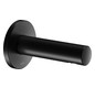 KEUCO Wanneneinlauf IXMO Ausladung 130 mm, schwarz matt, runde Rosette