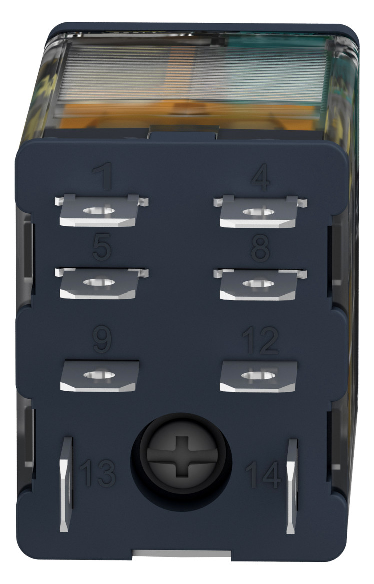 Schaltrelais 2W IP20 14x27x43mm Steckanschl