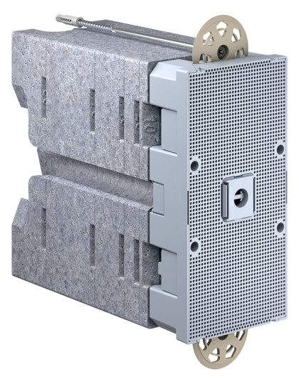 Geräteträger WD 160-240mm Kst 220x110mm Mit Füll-Dämmstoffen