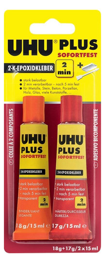UHU-2K-Epoxidharzkleber plus sofortfest Nr.45705 - 35 g