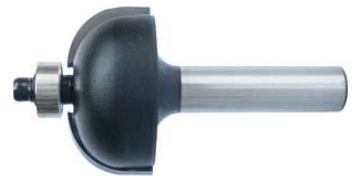 fortis-HW-Hohlkehlfräser mit 8mm-Schaft -...