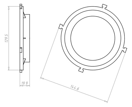 Frontteil HaloX Zubehör