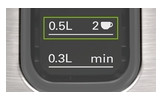 Wasserkocher 1,7l Edst DesignLine 2400W edst/sw Anzeige:außen m.Sieb