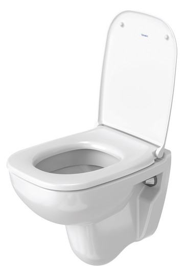 Duravit WC-Sitz D-Code mit Absenkautomatik, Scharniere Kunststoff, weiß