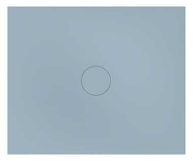 Bette Duschfliese BetteAir 1200 x 1000 mm, blue satin, Rechteck, glasierter Titan-Stahl, mit Minimum-Täger