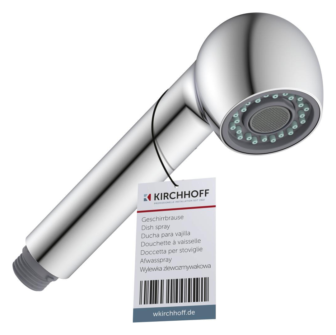 Bild Geschirrbrause Chrom, 1/2"", für Hochdru ck - KIRCHHOFF-4