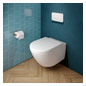 V&B WC-Sitz Subway 3.0 Schaniere aus Edelstahl, ohne QuickRelease und Softclosing, weiß