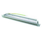 Patchpanel 24Ports 1HE Cat6A Schirm RAL7035 19Zoll-Einbau