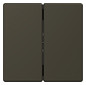 Wippe Serien Schalter System Design mokka metallic