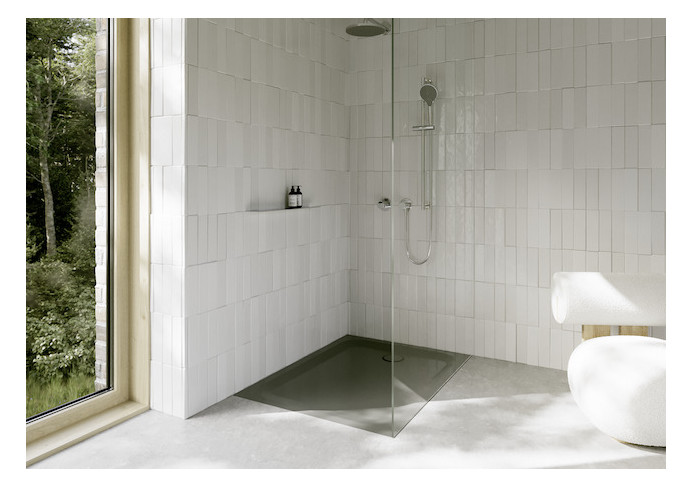 Duschwanne BetteUltra 8660 120x100x3,5cm, Glasur, smoke