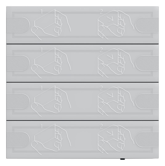 GIRA 1044028 Tastsens.4.95 Komfort 4f 