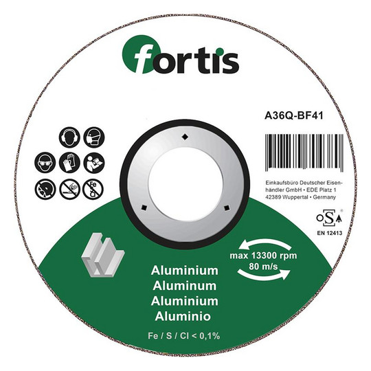 fortis-Trennscheibe ALU-NE, gerade - 115x1,0mm