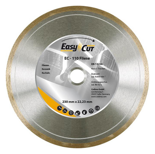 CEDIMA-Diamant-Fliesentrennscheibe EC-110 - 115x1,5x7mm
