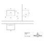 V&B Waschtisch-Unterschrank Subway 3.0 62,2x42,9x47,8cm, ohne LED/Griff Aluminium glänzend, nordic oak
