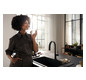 hansgrohe Spültisch-Einhebelmischer Aqittura M91 mit Ausziehauslauf, 1jet, Starter Set, mattschwarz