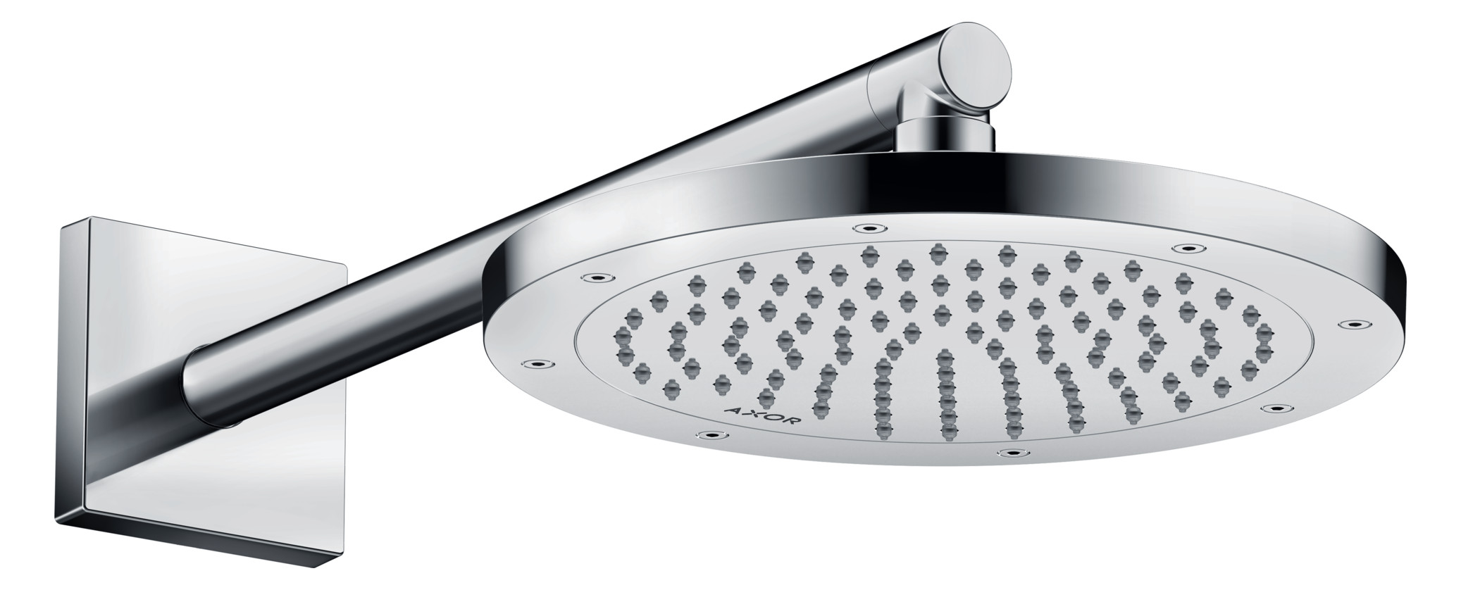 hansgrohe Kopfbrause EcoSmart plus Axor Decken- oder Wandmontage, 245mm, 1jet, chrom