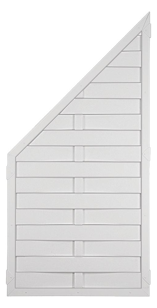Bild LIGHTLINE KS-LAMELLENZAUN 90 x 180/90 cm, Füllung / Rahmen WEISS - n.a.-0
