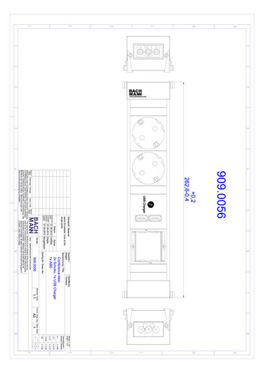 Bachmann Steckdoseneinheit      909.0056 