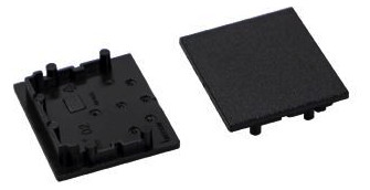 Endkappe sw Kst L33,4mm B29,6mm H7mm Endkappe sw Kst L33,4mm B29,6mm H7mm