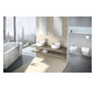 V&B Combi-Pack-Wand-Tiefspüler DirectFlush Architectura 37x53cm, oval, spülrandlos, wandhängend, waagerecht, mit WC-Sitz, weiß C-plus