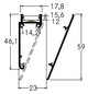 Wandprofil ws Alu 2000x17,8x55mm