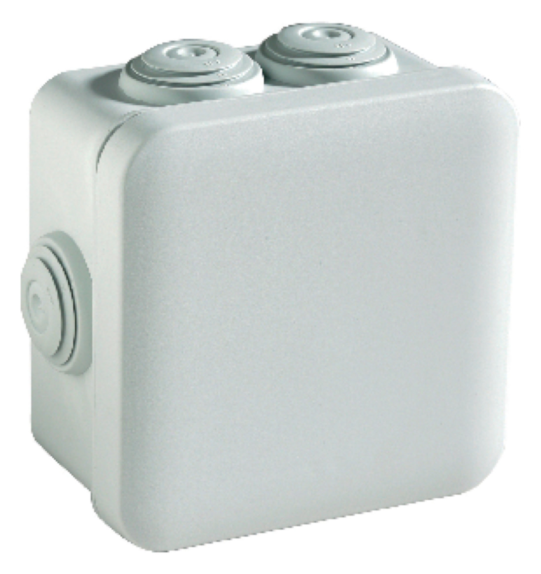 Abzweigdose IP55 2,5qmm 80x80x45mm gr Kst Wand/Decke Abzweigdose IP55 2,5qmm 80x80x45mm gr Kst Wand/Decke