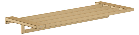 hansgrohe Handtuchablage AddStoris Länge 648mm, mit Handtuchhalter, Wandmontage, Metall, brushed bronze